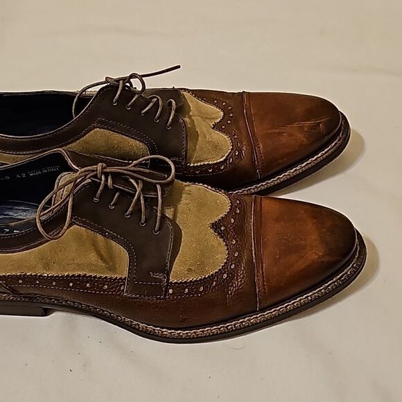 JOSE REAL  “HAND MADE in Italy OXFORD DRESS SHOES” 42 - Picture 2 of 11